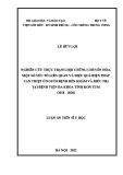 Luận án Tiến sĩ Y học: Nghiên cứu thực trạng hội chứng chuyển hóa, một số yếu tố liên quan và hiệu quả biện pháp can thiệp ở người bệnh đến khám và điều trị tại Bệnh viện Đa khoa tỉnh Kon Tum (2018-2020)