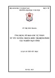 Luận án Tiến sĩ Y học: Ứng dụng tế bào gốc tự thân từ tủy xương trong điều trị bệnh phổi tắc nghẽn mạn tính