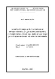 Tóm tắt Luận án Tiến sĩ Y học: Nghiên cứu hiệu quả của thông khí cơ học với mức áp lực đường thở dương cuối thì thở ra tối ưu dựa trên áp lực thực quản ở bệnh nhân suy hô hấp cấp tiến triển