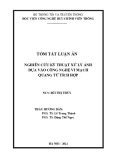 Tóm tắt Luận án Tiến sĩ Kỹ thuật máy tính: Nghiên cứu kỹ thuật xử lý ảnh dựa vào công nghệ vi mạch quang tử tích hợp