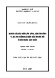 Tóm tắt Luận án Tiến sĩ Y học: Nghiên cứu đặc điểm lâm sàng, cận lâm sàng và giá trị chẩn đoán của siêu âm đàn hồi ở bệnh bướu giáp nhân