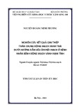 Tóm tắt Luận án Tiến sĩ Y học: Nghiên cứu kết quả can thiệp thân chung động mạch vành trái dưới hướng dẫn siêu âm nội mạch ở bệnh nhân bệnh động mạch vành mạn tính