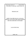 Luận án Tiến sĩ Y học: Nghiên cứu đặc điểm lâm sàng, cận lâm sàng, điện sinh lý tim và kết quả điều trị rung nhĩ bền bỉ bằng năng lượng sóng có tần số radio