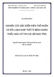 Tóm tắt Luận án Tiến sĩ Y học: Nghiên cứu đặc điểm điện thế muộn và rối loạn nhịp thất ở bệnh nhân thiếu máu cơ tim cục bộ mạn tính