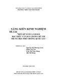 Sáng kiến kinh nghiệm THPT: Rèn kĩ năng làm bài đọc hiểu văn bản trong đề thi trung học phổ thông Quốc gia