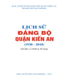 Ebook Lịch sử Đảng bộ quận Kiến An (1930-2018): Phần 1