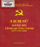 Ebook Lịch sử Đảng bộ tỉnh Quảng Ninh - Tập 4 (1975-2005): Phần 1