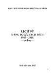 Ebook Lịch sử Đảng bộ xã Bạch Đích (1945-2015)