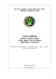 Giáo trình Khí cụ điện (Nghề: Điện công nghiệp - Cao đẳng) - Trường Cao đẳng Cơ giới (2022)