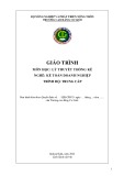 Giáo trình Lý thuyết thống kê (Nghề: Kế toán doanh nghiệp - Trung cấp) - Trường Cao đẳng Cơ giới (2022)