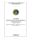 Giáo trình Kế toán thương mại dịch vụ (Nghề: Kế toán doanh nghiệp - Cao đẳng) - Trường Cao đẳng Cơ giới (2019)