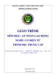 Giáo trình An toàn lao động (Nghề: Cơ điện tử - Trung cấp) - Trường Cao đẳng Cơ giới