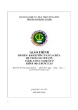 Giáo trình Bảo dưỡng và sửa chữa hệ thống di chuyển (Nghề: Công nghệ ô tô - Trung cấp) - Trường Cao đẳng Cơ giới (2019)