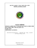 Giáo trình Kiểm tra và đánh giá chất lượng mối hàn theo tiêu chuẩn Quốc tế (Nghề: Hàn - Cao đẳng) - Trường Cao đẳng Cơ giới (2022)