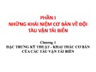 Bài giảng Quản lý khai thác đội tàu - Chương 1: Đặc trưng kỹ thuật - khai thác cơ bản của các tàu vận tải biển