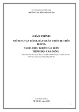 Giáo trình Vận hành, bảo quản thiết bị trên boong (Nghề: Điều khiển tàu biển - Trình độ: Cao đẳng) - Trường Cao đẳng Hàng hải II