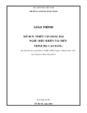 Giáo trình Thiên văn hàng hải (Nghề: Điều khiển tàu biển - Trình độ: Cao đẳng) - Trường Cao đẳng Hàng hải II