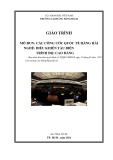 Giáo trình Các công ước quốc tế hàng hải (Nghề: Điều khiển tàu biển - Trình độ: Cao đẳng) - Trường Cao đẳng Hàng hải II