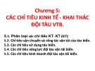 Bài giảng Quản lý khai thác đội tàu - Chương 5: Các chỉ tiêu kinh tế - khai thác đội tàu vận tải biển