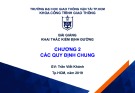 Bài giảng Khai thác kiểm định đường - Chương 2.1: Các quy định chung