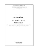 Giáo trình Kỹ thuật điện (Nghề: Hàn) - Trường Cao đẳng Hàng hải II