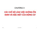 Bài giảng Khai thác hệ động lực tàu thủy - Chương 3.2: Các chế độ làm việc không ổn định và đặc biệt của động cơ (tiếp theo)