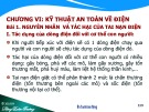 Bài giảng An toàn lao động: Chương VI - Đặng Xuân Trường