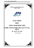 Giáo trình Công nghệ đóng mới (Nghề: Công nghệ chế tạo vỏ tàu thủy - Hệ: Trung cấp nghề) - Trường Cao đẳng Hàng hải II