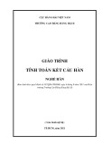 Giáo trình Tính toán kết cấu hàn (Nghề: Hàn) - Trường Cao đẳng Hàng hải II