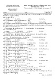 Đề thi giữa học kì 1 môn Hóa học lớp 11 năm 2022-2023 - Trường THPT Võ Chí Công, Quảng Nam