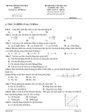 Đề thi học kì 1 môn Vật lý lớp 10 năm 2022-2023 - Trường THPT Huỳnh Thúc Kháng, Quảng Nam