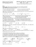 Đề thi giữa học kì 1 môn Vật lý lớp 9 năm 2021-2022 có đáp án - Trường THCS Nguyễn Du, Tam Kỳ