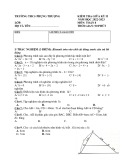 Đề thi giữa học kì 2 môn Toán lớp 8 năm 2022-2023 có đáp án - Trường THCS Phụng Thượng