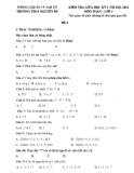 Đề thi giữa học kì 1 môn Toán lớp 6 năm 2021-2022 có đáp án - Trường THCS Nguyễn Du, Tam Kỳ
