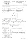 Đề thi học kì 1 môn Toán lớp 11 năm 2022-2023 - Trường THPT Võ Chí Công, Quảng Nam
