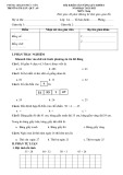 Đề thi khảo sát năng lực môn Toán lớp 1 năm 2022-2023 - Trường TH Lưu Qúy An, Phúc Yên