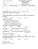 Đề thi học kì 1 môn Toán lớp 5 năm 2021-2022 có đáp án - Trường Tiểu học Phú Hậu