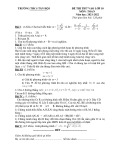 Đề thi thử vào lớp 10 môn Toán năm 2021-2022 có đáp án - Trường THCS Tân Hội