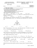 Đề thi giữa học kì 1 môn Toán lớp 11 năm 2022-2023 - Trường THPT Võ Chí Công, Quảng Nam