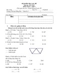 Đề kiểm tra sau hè môn Toán lớp 2 năm 2021-2022 - Trường Tiểu học Đồng Hòa