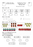 Đề thi học kì 1 môn Toán lớp 1 năm 2022-2023 - Trường TH Thị Trấn Rạng Đông