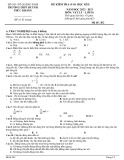 Đề thi học kì 2 môn Vật lý lớp 10 năm 2022-2023 - Trường THPT Huỳnh Thúc Kháng, Quảng Nam