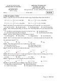 Đề thi học kì 1 môn Vật lí lớp 10 năm 2022-2023 - Trường THPT Võ Chí Công, Quảng Nam