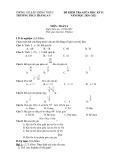 Đề thi giữa học kì 2 môn Toán lớp 6 năm 2020-2021 có đáp án - Trường THCS Tràng An, Đông Triều