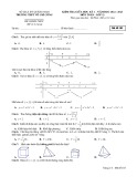 Đề thi giữa học kì 1 môn Toán lớp 12 năm 2022-2023 - Trường THPT Võ Chí Công, Quảng Nam
