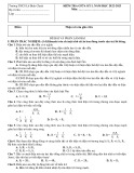Đề thi giữa học kì 1 môn Vật lí lớp 9 năm 2022-2023 có đáp án - Trường THCS Lê Đình Chinh, Tiên Phước