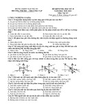 Đề thi học kì 2 môn Vật lí lớp 9 năm 2021-2022 có đáp án - Trường PTDTBT THCS Trà Tập, Nam Trà My