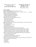 Đề thi học kì 1 môn Địa lí lớp 7 năm 2021-2022 có đáp án - Trường THCS Mạc Đĩnh Chi, Long Điền