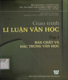 Giáo trình Lí luận văn học (Tập 1: Bản chất và đặc trưng văn học): Phần 1