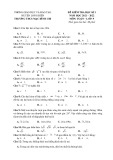 Đề thi học kì 1 môn Toán lớp 9 năm 2021-2022 có đáp án - Trường THCS Mạc Đĩnh Chi, Long Điền
